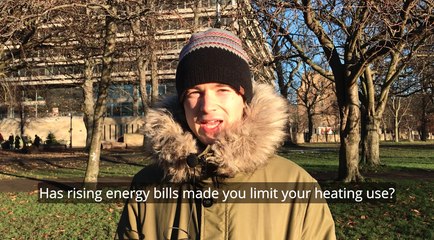 Rising energy bills: do you use central heating less often?