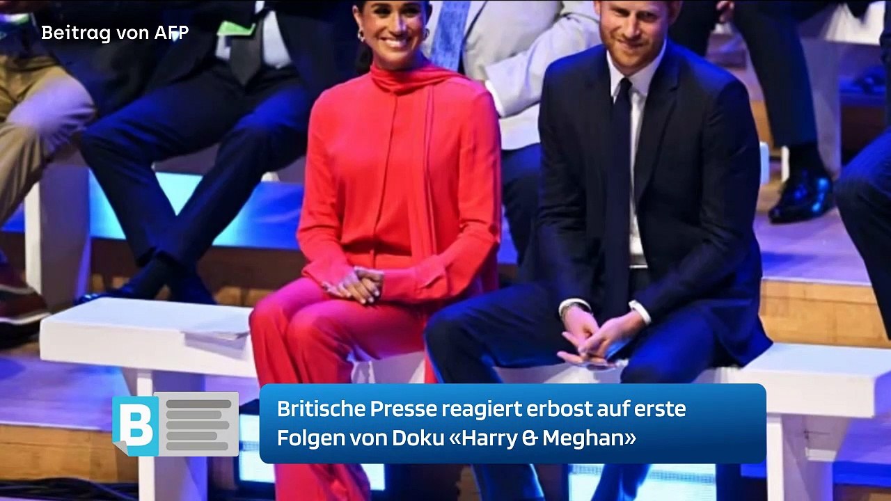 Britische Presse reagiert erbost auf erste Folgen von Doku «Harry & Meghan»