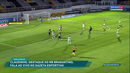 Claudinho revela sonho com prêmio da Fifa por gol contra o Flamengo