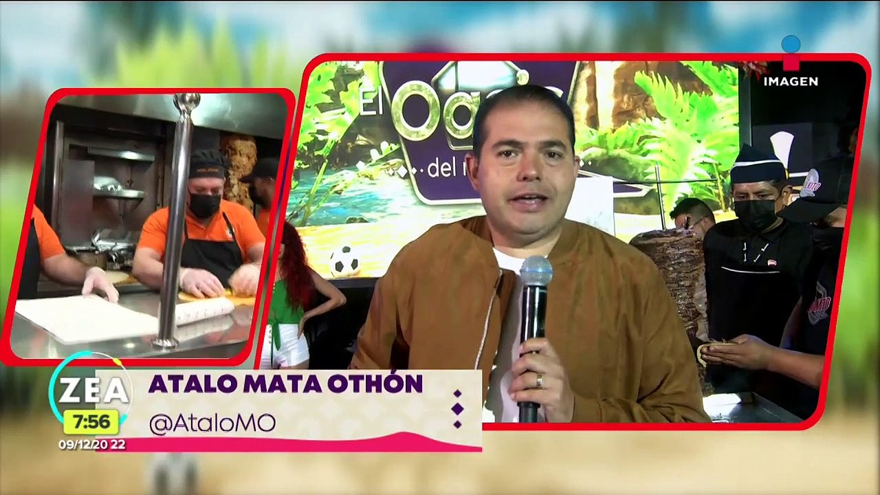 Roberto termina la semana cenando shawarma y Atalo desayuna tacos al pastor