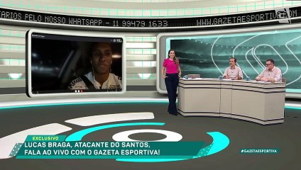 Lucas Braga exalta trabalho de Cuca no comando do Santos