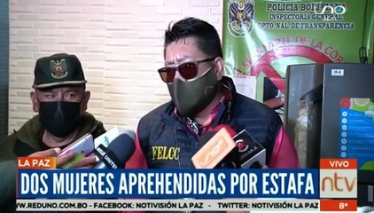 Dos mujeres estafaron a 50 personas con anticréticos, entre ellas está el interventor de Epsas