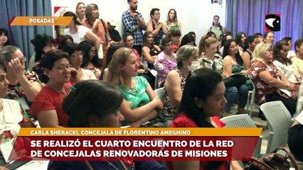 Se realizó el cuarto encuentro de la red de concejalas renovadoras de Misiones