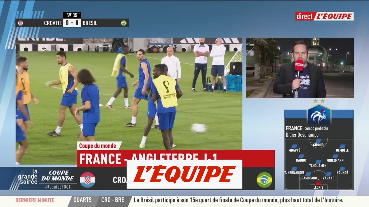 Quarts De Finale De La Coupe Du Monde De La FIFA 2022, France Contre Angleterre Diffusion