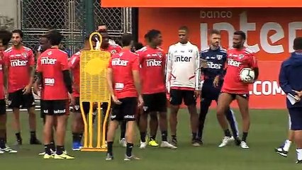 Imagens do treino do São Paulo desta terça-feira