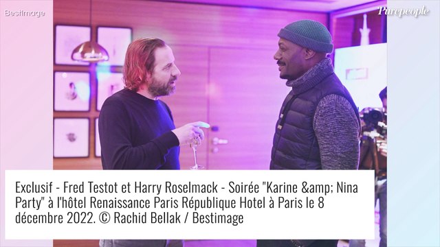 Harry Roselmack avec sa jeune compagne : le couple radieux pour une soirée parisienne avec Fred Testot