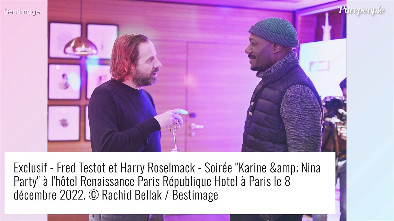 Harry Roselmack avec sa jeune compagne : le couple radieux pour une soirée parisienne avec Fred Testot