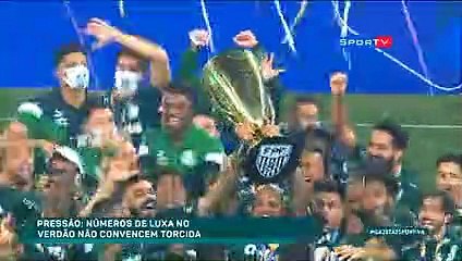 Pressão: Números de Luxa no Verdão não convencem a torcida