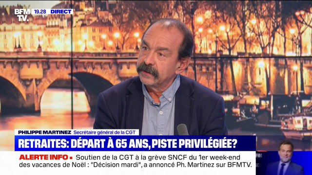 Philippe Martinez (CGT): Si le gouvernement ne bouge pas sur l'âge légal, il y aura des mobilisations en janvier