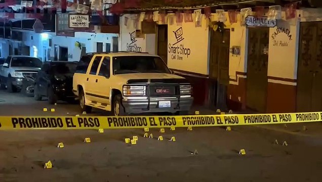 Dos muertos y seis lesionados, entre ellos tres menores dejó una balacera en el Centro de Mazamitla