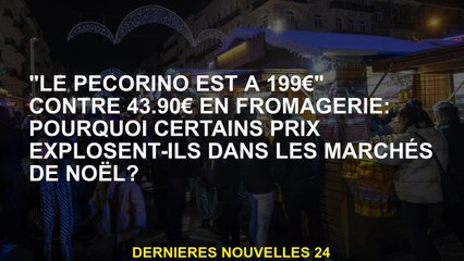 "Le Pecorino est de 199 €" contre 43,90 € dans Cheese Dairy: pourquoi certains prix explosent sur le