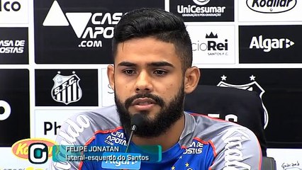 Confira o que disse Felipe Jonatan em entrevista coletiva