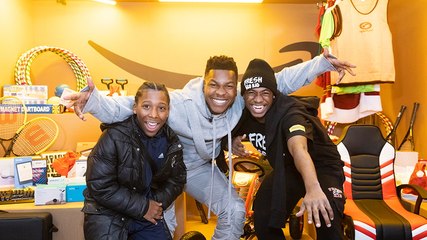 John Boyega delivers Christmas gifts to Croydon youth centre
