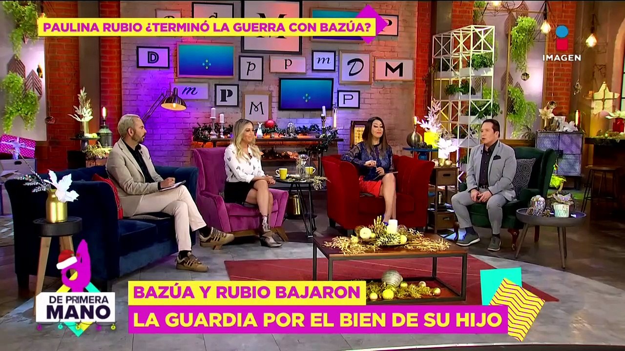 Termina pleito entre Paulina Rubio y Gerardo Bazúa por el bien de su hijo