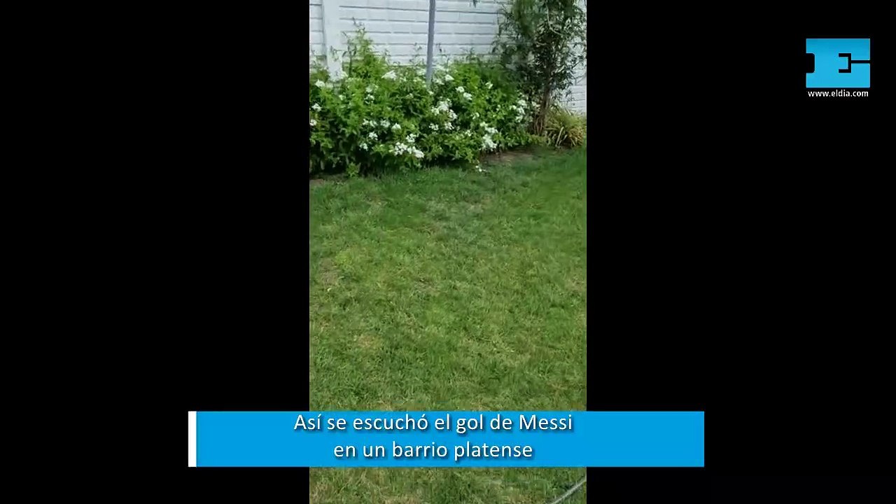 Silencio y... ¡gooool! Así se escuchó el penal de Messi en un barrio de La Plata