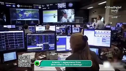 Ártemis 1: cápsula Órion volta à Terra no domingo