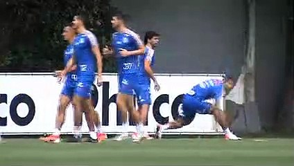Confira imagens do treino do Santos desta sexta-feira