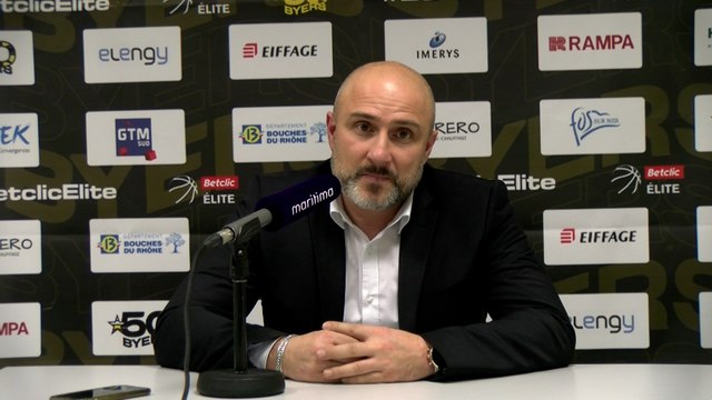 Au micro maritima: Rémy Valin après la victoire de Fos Provence Basket contre Pau