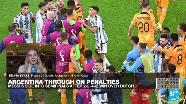 Argentina beat Netherlands on penalties to reach World Cup semis