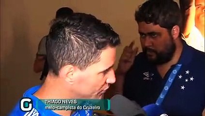 Télécharger la video: Autor do gol, Thiago Neves enaltece elenco do Cruzeiro