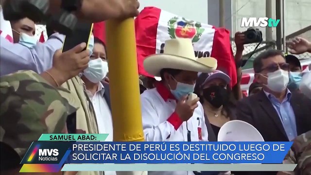 Samuel Abad abogado constitucionalista peruano ¿Cómo entendemos constitucionalmente lo que está pasando en Perú? MVS Noticias 9 dic 2022