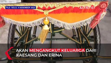 Penampakan Kereta Kencana Milik Keluarga Jokowi untuk Kirab Pernikahan Kaesang-Erina