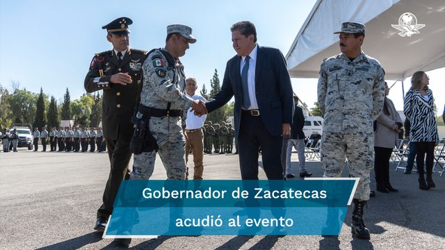 Nuevo coordinador de la GN en Zacatecas toma protesta, tras muerte del general José Urzúa