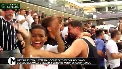 Torcedores do Corinthians realizam sonho especial assista