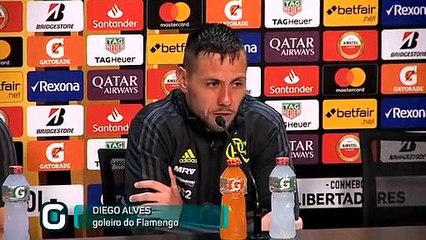 Diego Alves analisa empate do Flamengo diante do Grêmio
