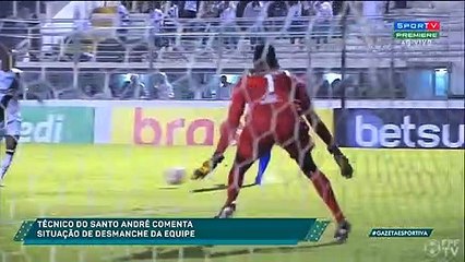 Nossas perdas foram muito grandes, diz técnico do Santo André