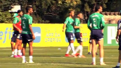 Imagens do treino do Palmeiras desta terça-feira