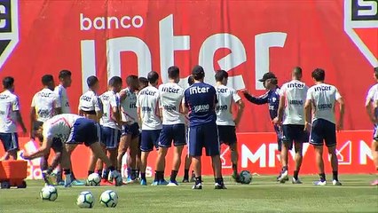 Imagens do treino do São Paulo desta terça-feira