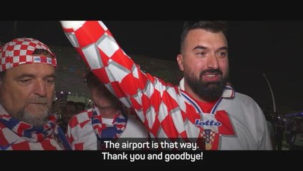 Télécharger la video: 'The airport is that way!' - Croatians bask in Brazil upset