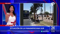 Bloqueo en Ica: manifestantes agreden a reporteros en El Álamo
