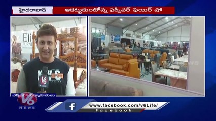 Furniture Fair In Madhapur _ Meydan Expo Center _ Hyderabad _ V6 News