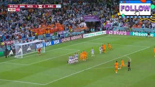 Cuplikan pertandingan Netherlands vs. Argentina - world cup 2022