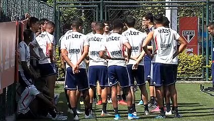 Imagens do treino do São Paulo desta quarta-feira