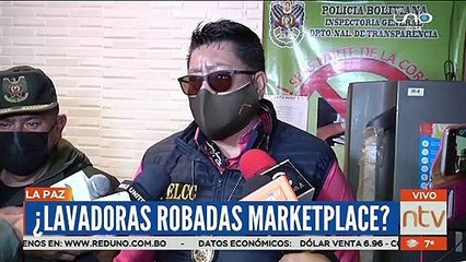 ¿Labadoras robadas por marketplace?