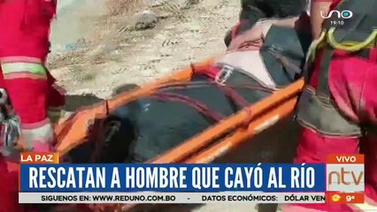 Un hombre que cayó al río Cotahuma fue rescatado