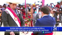 Guido Bellido exige la libertad de Pedro Castillo: 