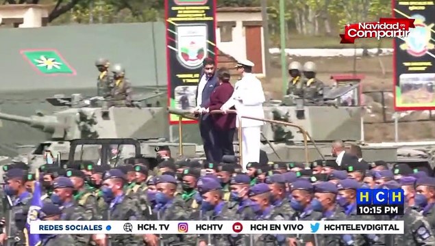 Presidenta Castro encabeza Ceremonia de Ascensos y Condecoraciones en las FFAA