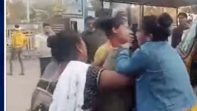 शिवपुरी :सास और दामाद आपस में भिड़े ,जिला अस्पताल में चला हाई वोल्टेज ड्रामा