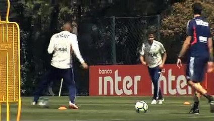 Imagens do treino do São Paulo desta quinta-feira