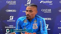 Corinthians confira como foi a coletiva com Júnior Urso