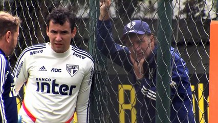 Confira imagens do treino do São Paulo desta quarta-feira