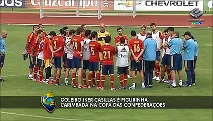 Download Video: Iker Casillas é a figurinha carimbada na Copa das Confederações