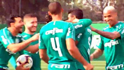 Imagens do treino do Palmeiras desta segunda-feira