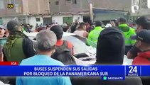 Bloqueo en Ica: manifestantes agreden a reporteros en El Álamo