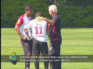 Marlos e Casemiro se desentendem em treino do São Paulo
