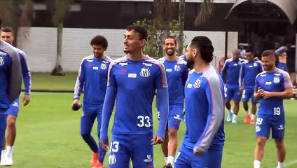 Veja imagens do treino do Santos desta sexta-feira